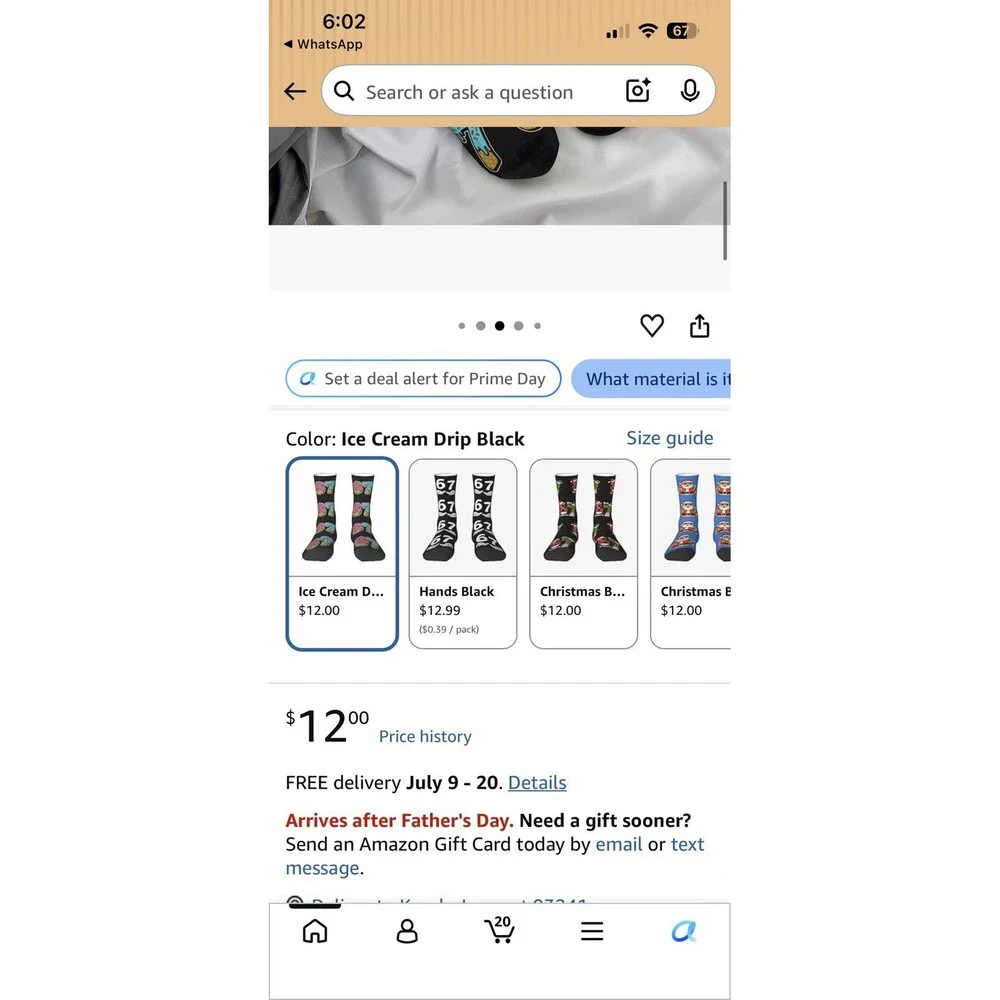67 Socks Ice Cream 6 7 Meme Novelty, 6 7 Creams Drips Baseball Socks Funny Gifts